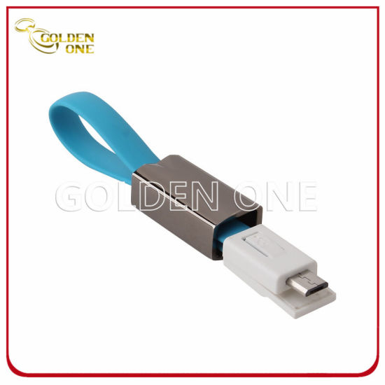 Werbegeschenk Neues Design Schlüsselanhänger aus Metall mit USB-Datenleitung