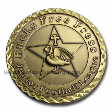 Kundenspezifische Souvenir-Münze aus weichem Emaille-Herausforderungsmetall