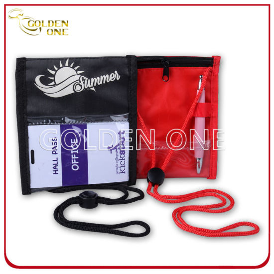 Heißer Verkauf überlegener Polyester-Ausweishalter mit Lanyard