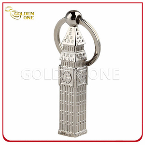 Werbegeschenk 3D Design Custom Big Ben Souvenir Metall Schlüsselanhänger