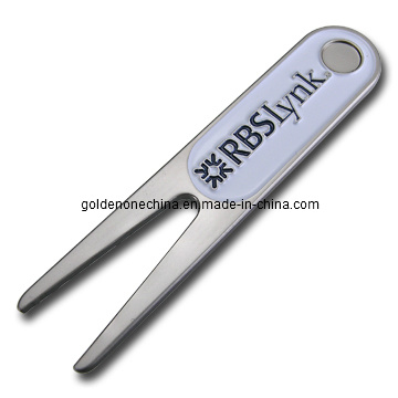 Custom Metalwith Ball Marker Golf Divot Repair Tool