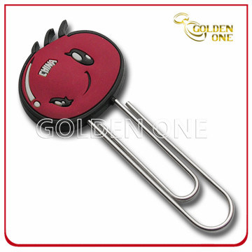 Custom Fancy 3D Mold Injection Weich-PVC-Lesezeichen