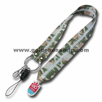 Hochwertiges, individuell bedrucktes Nylon-Lanyard