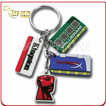 Fabrik-Versorgungsmaterial-Förderungs-Geschenk kundengebundene weiche PVC-Schlüsselkette