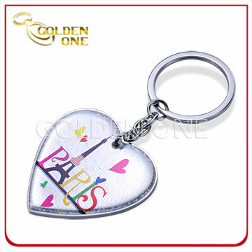 Souvenir-Geschenk Individuell bedruckter und epoxidbeschichteter Schlüsselanhänger aus Metall