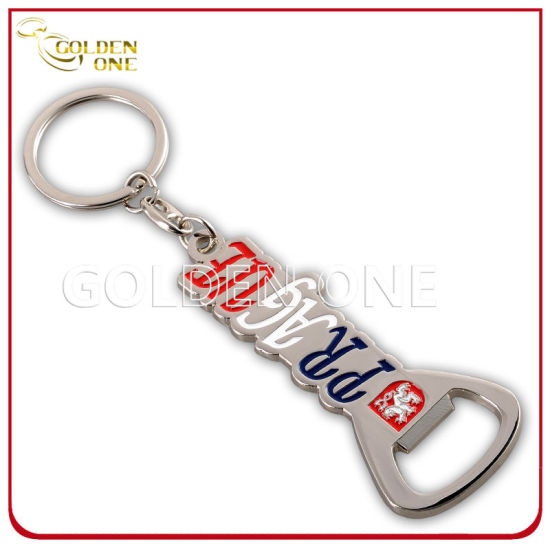 Benutzerdefinierte Souvenir Geschenk Metall Flaschenöffner Schlüsselanhänger