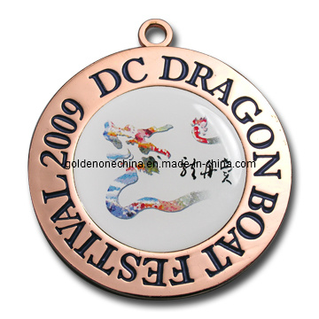 Custom Metal Soft Emaille vernickelte Sport-Andenken-Medaille