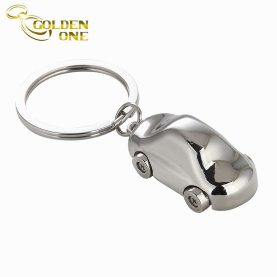 Promotion Custom Schlüsselanhänger aus weichem Emaille-Metall mit Prägung