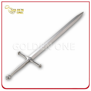 Mode Silber überzogener Brieföffner in Schwertform aus Metall