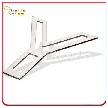 Hochwertiges, neuartiges Design, vernickeltes Metall-Lesezeichen