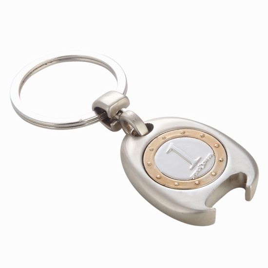 Promotion Günstige Custom Metall Trolley Token Schlüsselanhänger