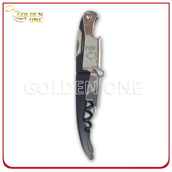 Kundenspezifisches Design Bedruckter Weinkorkenzieher aus Edelstahl