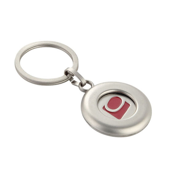 Metall Schlüsselanhänger Trolley Token als Werbegeschenk