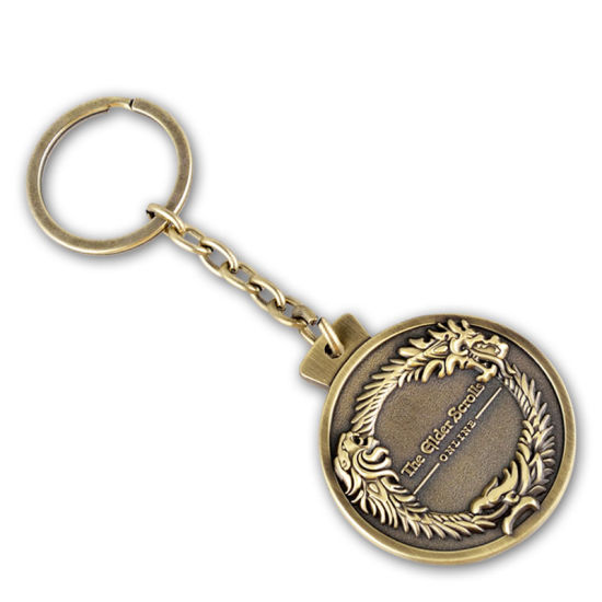 Kundenspezifische ausgefallene Hundeform-Metallschlüsselkette