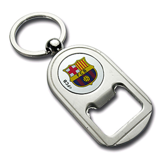 Benutzerdefinierte Siebdruck Metall Flaschenöffner Schlüsselanhänger