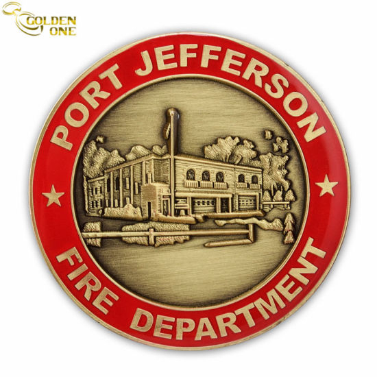 Werbegeschenk Custom Design China Großhandel Souvenir Navy Military Metal Gold Plated Challenge Coin