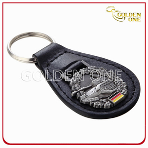 Special Design Promotion Ovaler Schlüsselhalter aus Leder