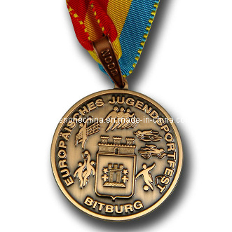 Benutzerdefinierte Souvenir-Verwendung versilberte Medaille