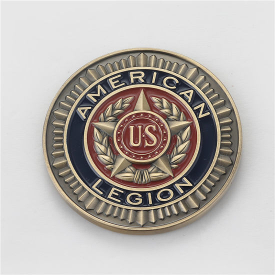 Custom Us Police Officemetal Soft Emaille Challenge Coin