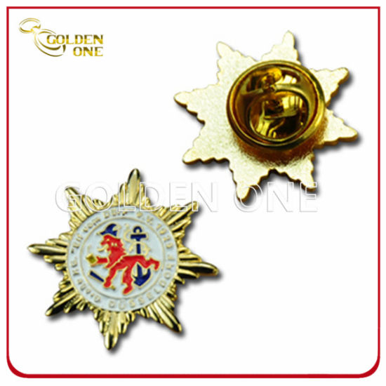 Benutzerdefiniertes feinpoliertes Druckguss-Metall-Militärmedaillenabzeichen