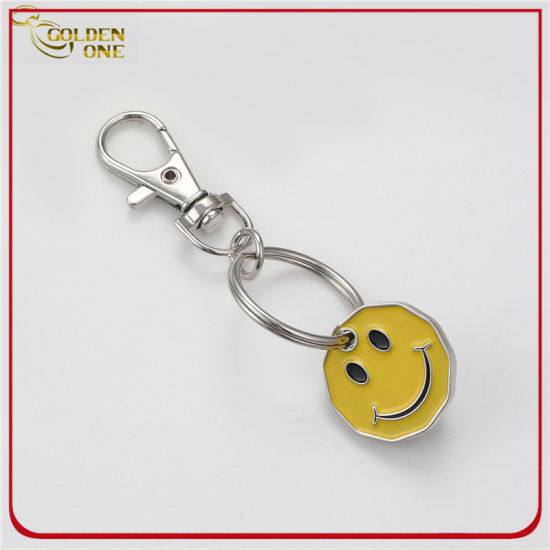 Werbegeschenk 3D-gravierter Anqitue Metall-Schlüsselanhänger