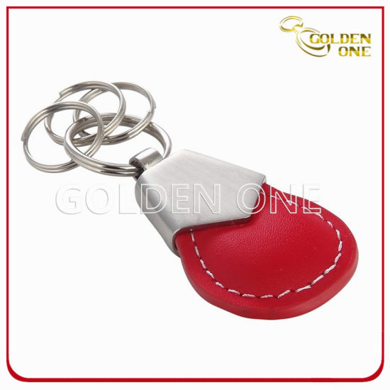 Heißer Verkaufs-kreativer Krokodil-Leder-Schlüsselring mit Ring 3