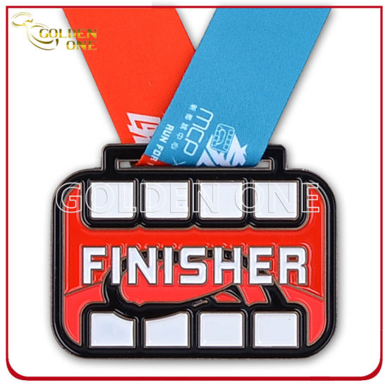 Sovenir-Medaillon aus weichem Emaille-Metall mit individuellem Logo