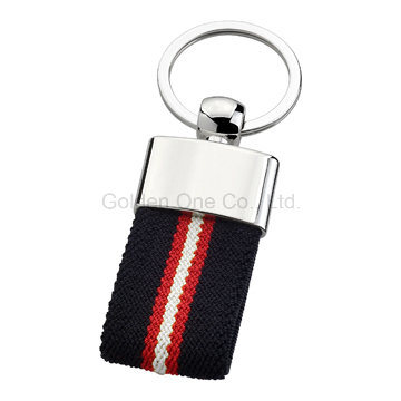 Heiße Verkaufsförderung Giftnylon Lanyard Metall Keychain
