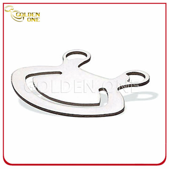 Personalisiertes, schickes Design, quadratische Form, Edelstahl-Lesezeichen