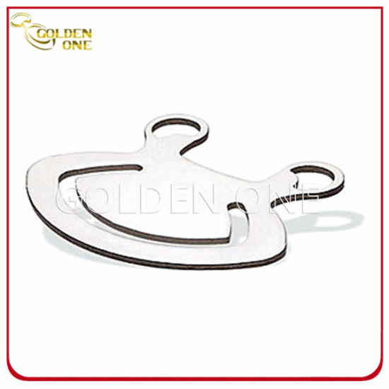 Personalisiertes, schickes Design, quadratische Form, Edelstahl-Lesezeichen