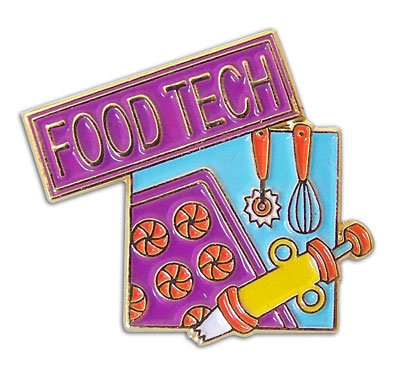 Hochwertiger Vollfarbdruck, Anstecknadel aus Expoxy-beschichtetem Metall