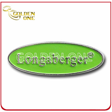 Kundenspezifisches 3D-Logo-Metallabzeichen mit antiker Farbfüllung