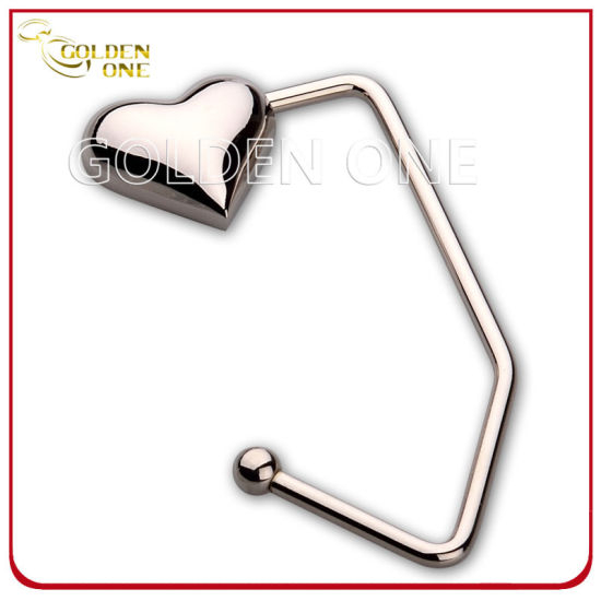 Förderungs-Geschenk-heißer Verkaufs-Herz-Nickel überzogener Beutel-Halter