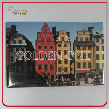 Werbeoffsetdruck Touristischer Kühlschrankmagnet aus Metall