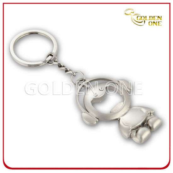 Flaschenöffner-Schlüsselanhänger aus Metall mit benutzerdefiniertem Logo aus weicher Emaille