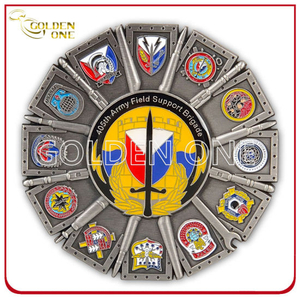 Factory Direct Supply Swirl Custom US Army Coin