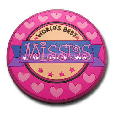 Kundenspezifischer 3D-Logo-Farbfüll-Weich-PVC-Patch