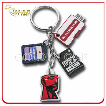 Kundenspezifischer Schlüsselanhänger aus weichem PVC (PK01)