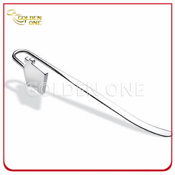 Glänzendes Blanko-Lesezeichen aus polnischem Ziny-Legierungsmetall