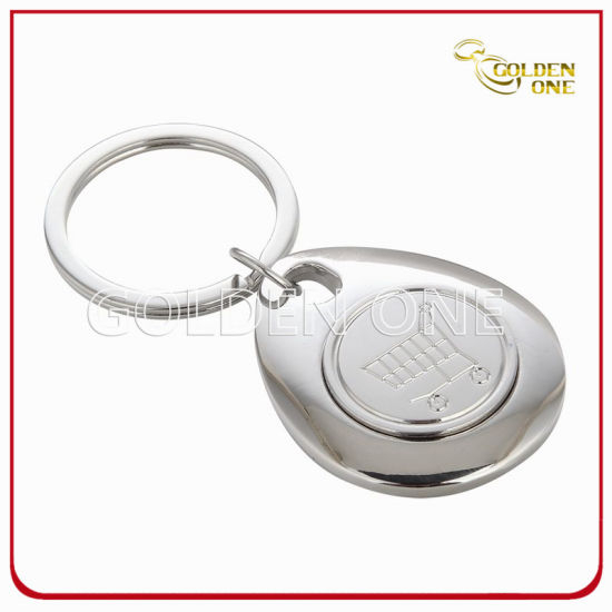 Personalisierter Geschenk-Gravur-Trolley-Münzen-Schlüsselanhänger