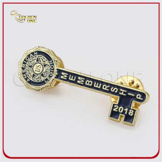 Baseball-Design kundenspezifischer Metall-Pin-Abzeichen