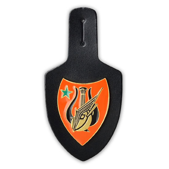 Benutzerdefinierte Militär-Emblem-Leder-Abzeichen-Halter
