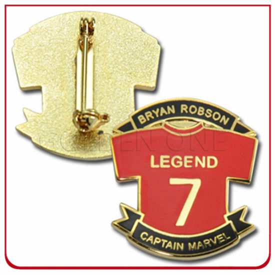 Individuell gefärbtes schwarzes Finish Hartemaille-Metall-Anstecknadel