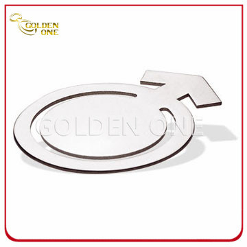 Kreatives Geschlechtssymbol-Muster Kundenspezifisches Metall-Lesezeichen