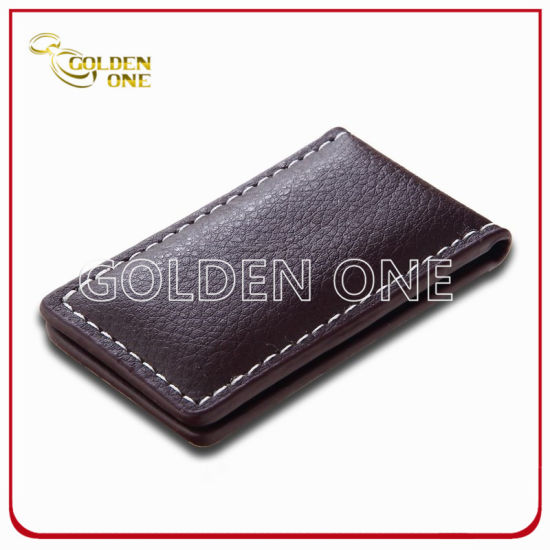 Hochwertiges Geschäftsgeschenk aus echtem Leder Geldscheinklammer