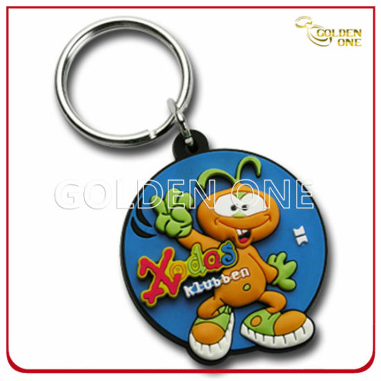 Werbeartikel Günstige Custom Color Injection Weich-PVC-Schlüsselanhänger