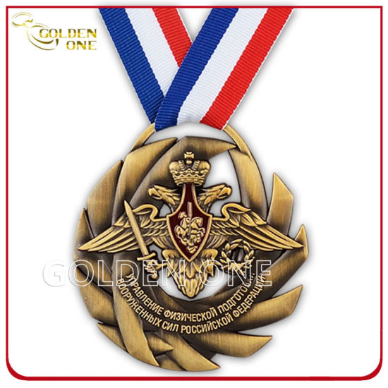 Druckguss antike Bronze überzogene Souvenir-Medaille