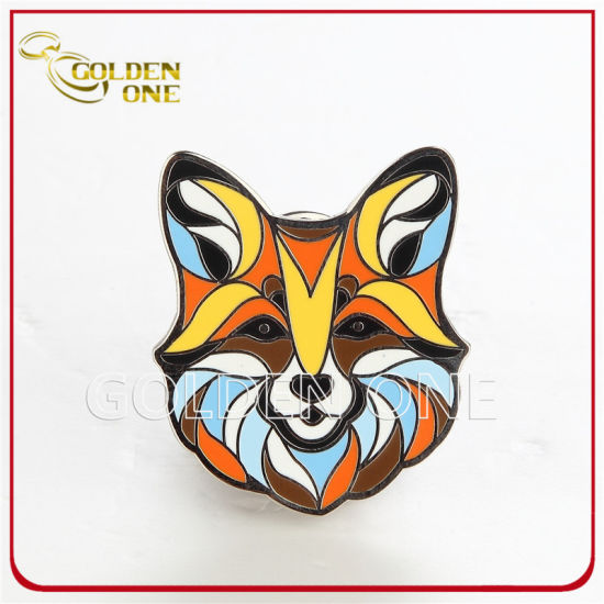 Kundenspezifisches Metall China Großhandel Souvenir Geschenk 3D Logo Namensschild Nettes Eisen Antikes Gold überzogener weicher harter Emaille Revers Pin