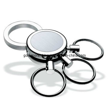 Hochwertiger Flaschenöffner-Schlüsselanhänger mit Lederband