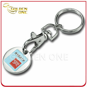 Promotion Iron Soft Emaille Custom Trolley Coin Schlüsselanhänger